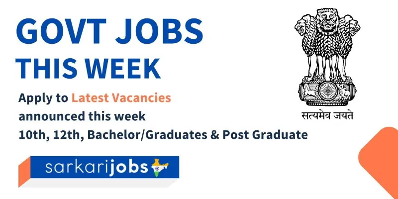Today government jobs online form and notifications online for govt jobs 2026