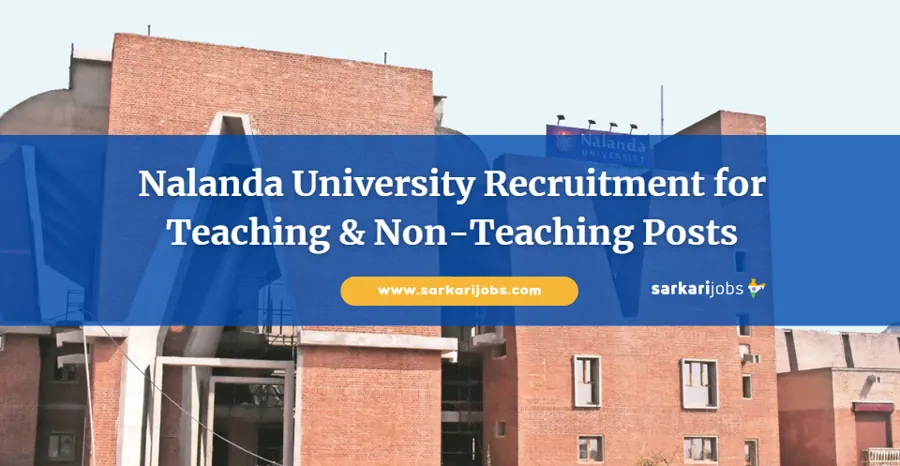 Nalanda University Recruitment 2026 for Executive Assistants and Other Posts
