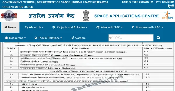 ISRO Recruitment 2026 for 1200+ MTS, Scientists / Engineers, Apprentice & Others Posts