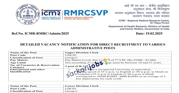 RMRC Recruitment 2025: Apply Online For Clerk And Assistant Posts