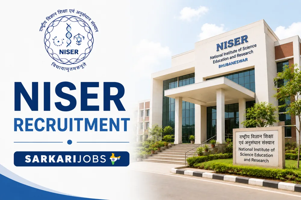 NISER Bhubaneswar Recruitment 2026: Apply Online for Scientific Administrative Assistants and Other
