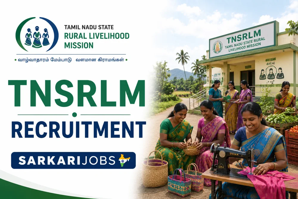 TNSRLM Kanchipuram Recruitment 2026 for 14 Block Coordinator Posts