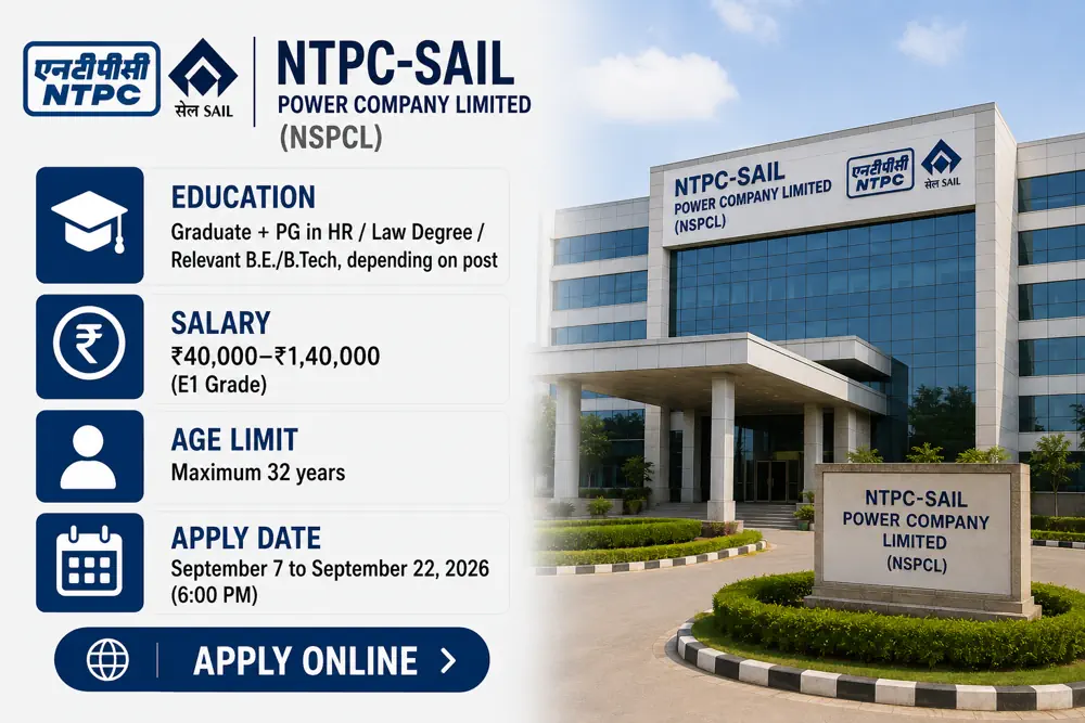 NSPCL Recruitment 2026: 17 Senior Assistant Officer and Engineer Vacancies, Apply Online from September 7
