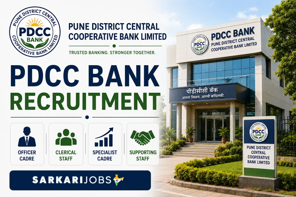 PDCC Bank Recruitment 2026 for 289 Shipai /Peon and Other Posts